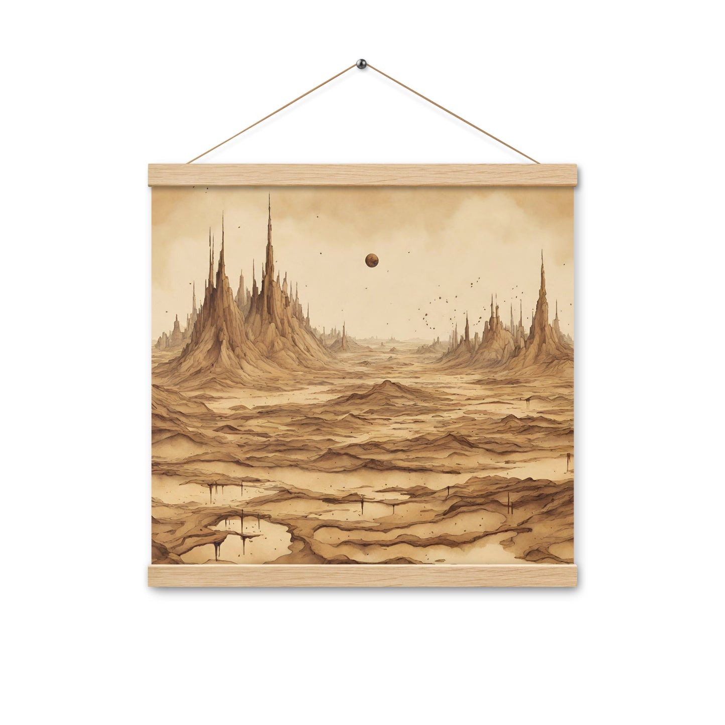 "Otherworld III" 16″×16″ Poster With Hangers
