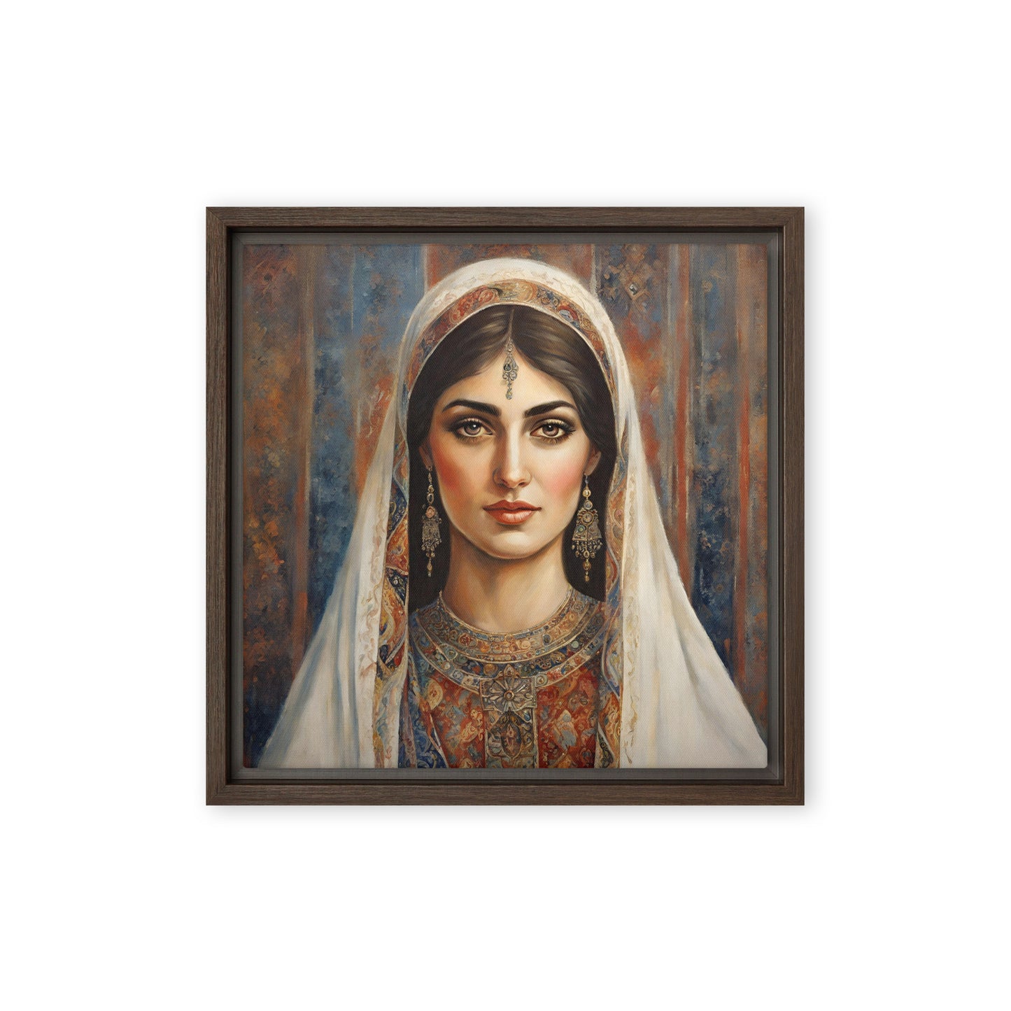 Jane Doe 17 12″×12″ Framed Canvas