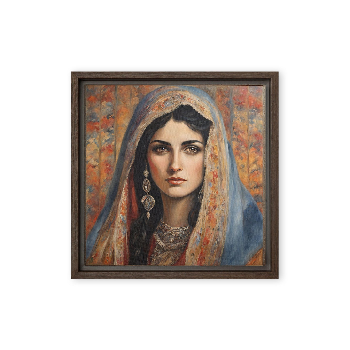 Jane Doe 22 12″×12″ Framed Canvas