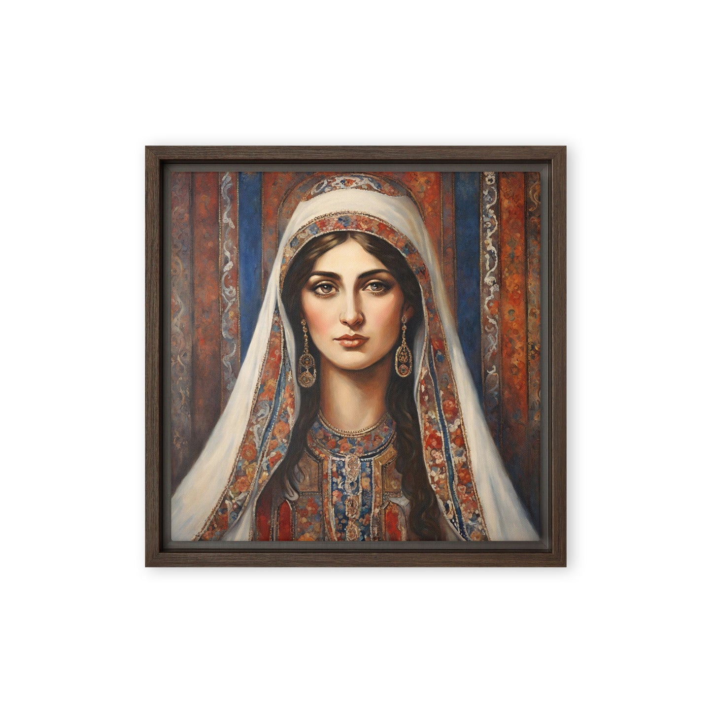 Jane Doe 26 12″×12″ Framed Canvas