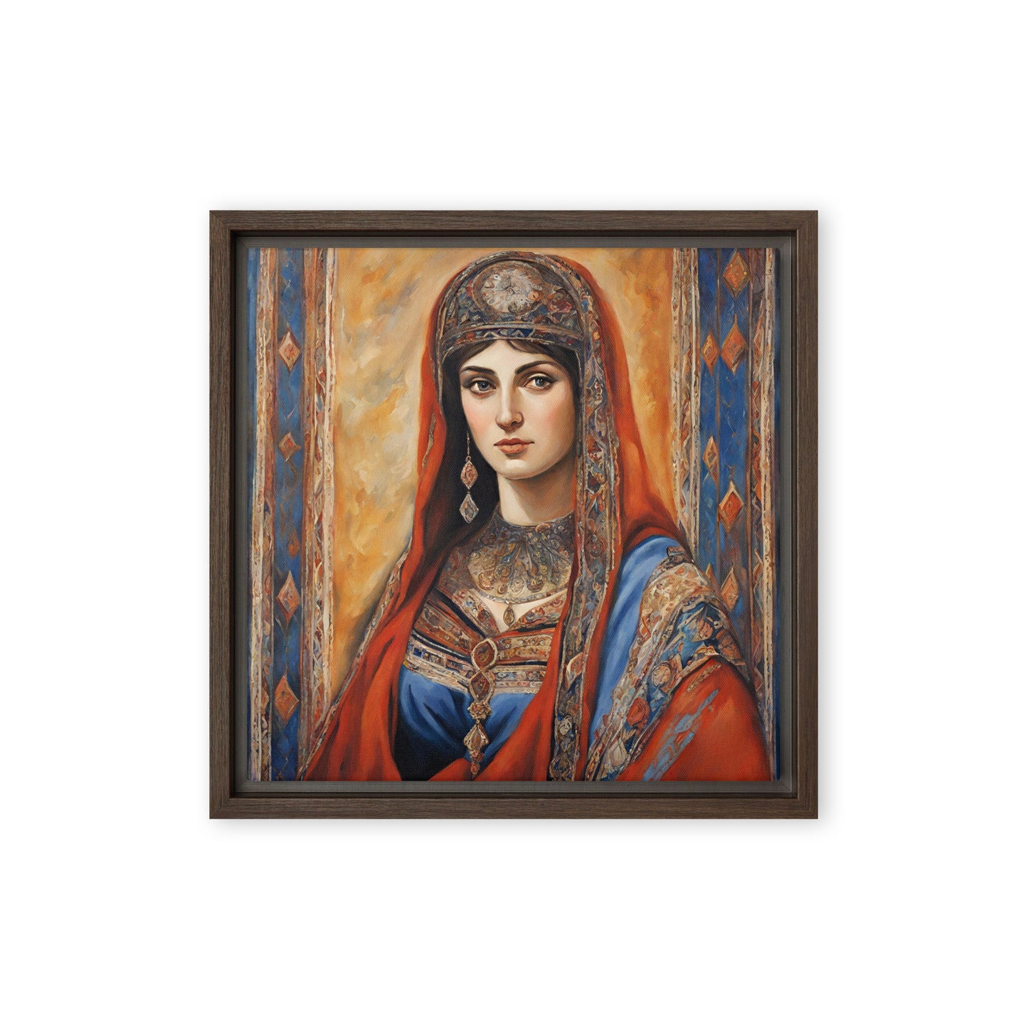 Jane Doe 27 12″×12″ Framed Canvas