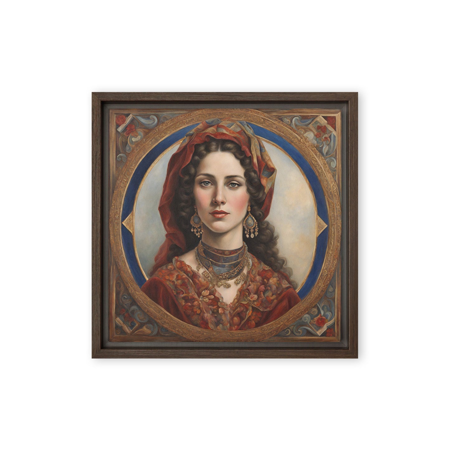 Jane Doe 29 12″×12″ Framed Canvas