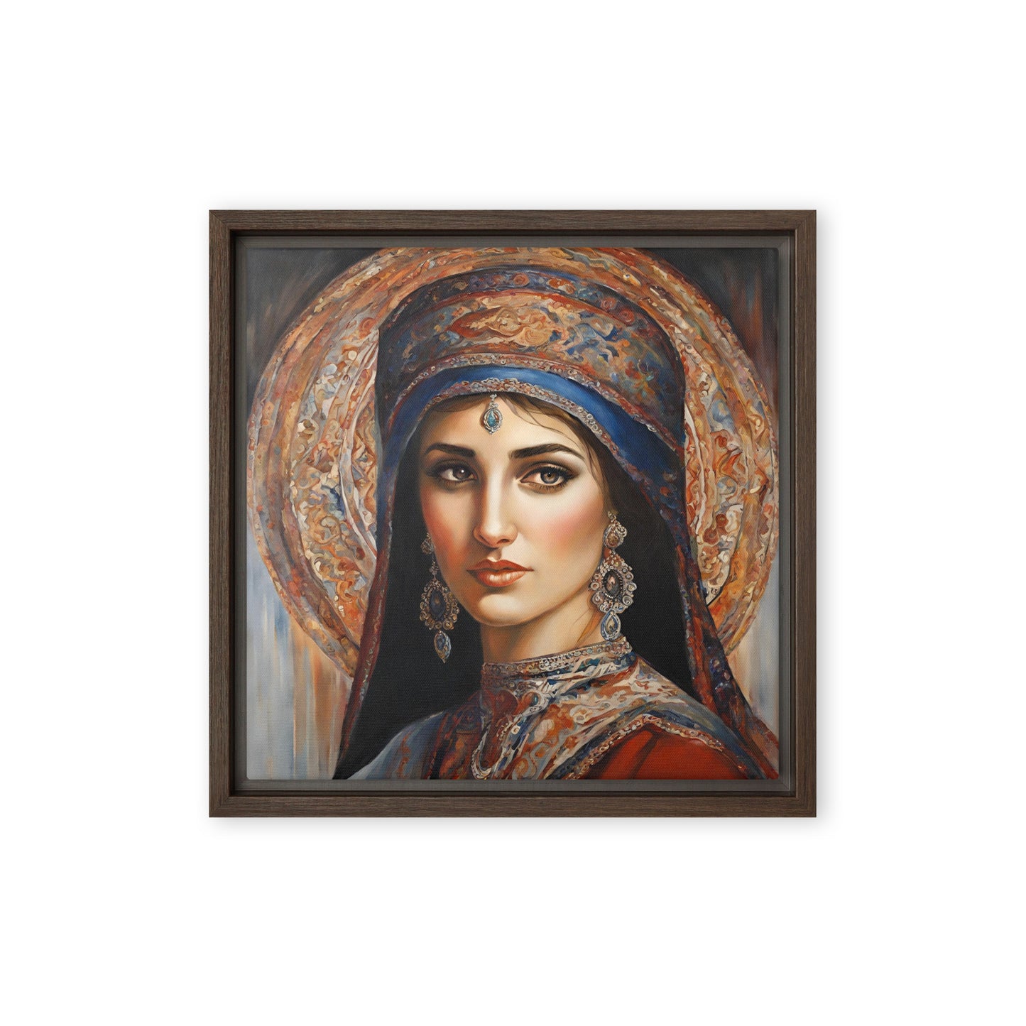 Jane Doe 31 12″×12″ Framed Canvas