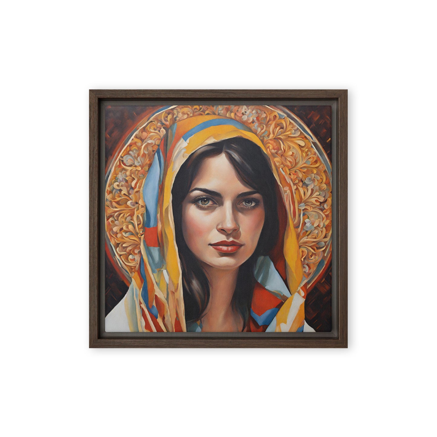 Jane Doe 33 12″×12″ Framed Canvas