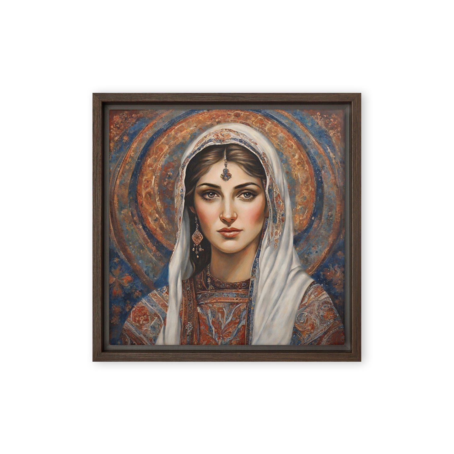 Jane Doe 34 12″×12″ Framed Canvas