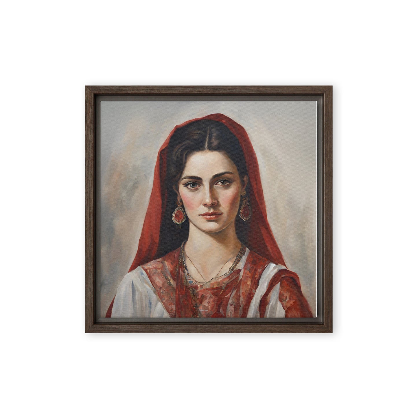 Jane Doe 38 12″×12″ Framed Canvas