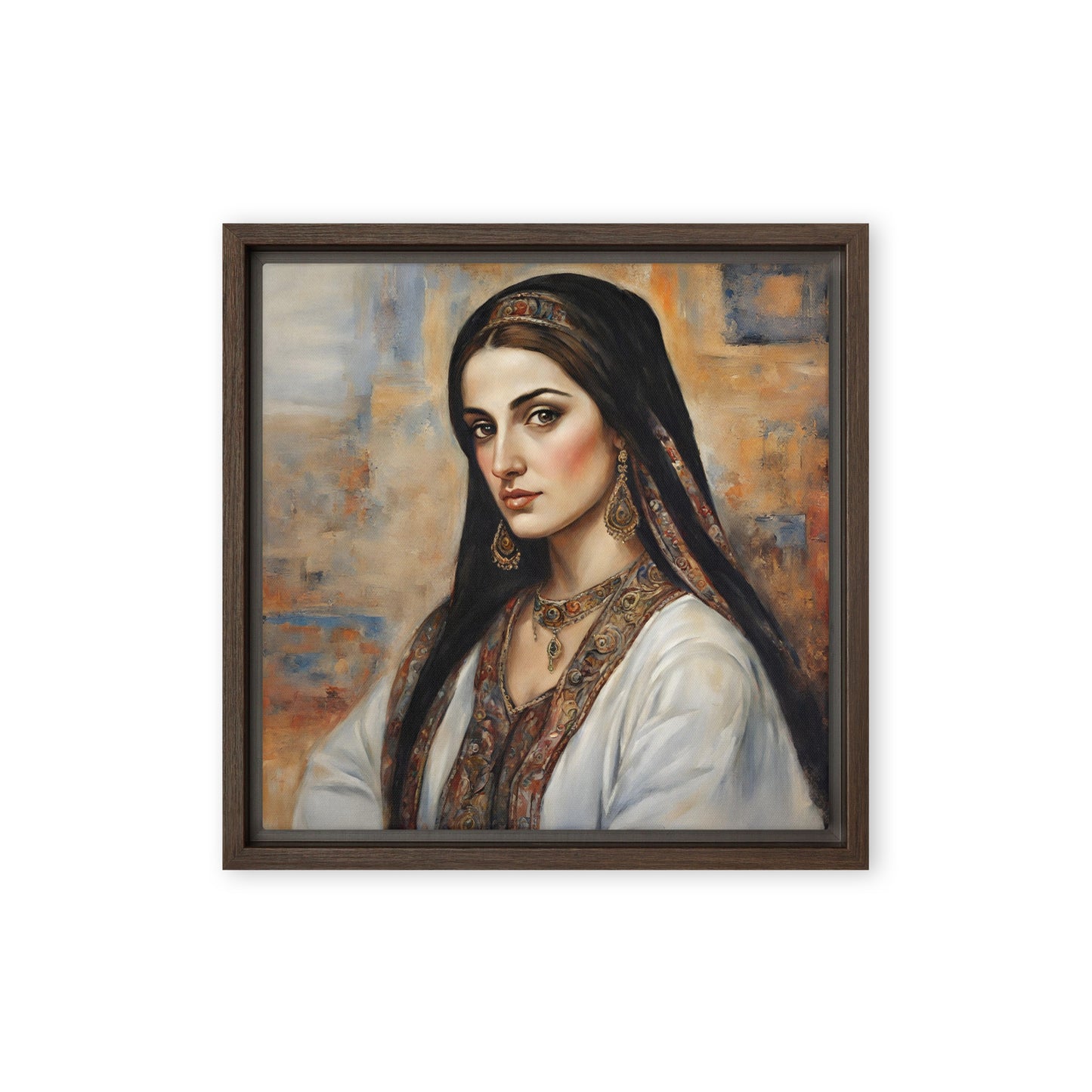 Jane Doe 52 12″×12″ Framed Canvas