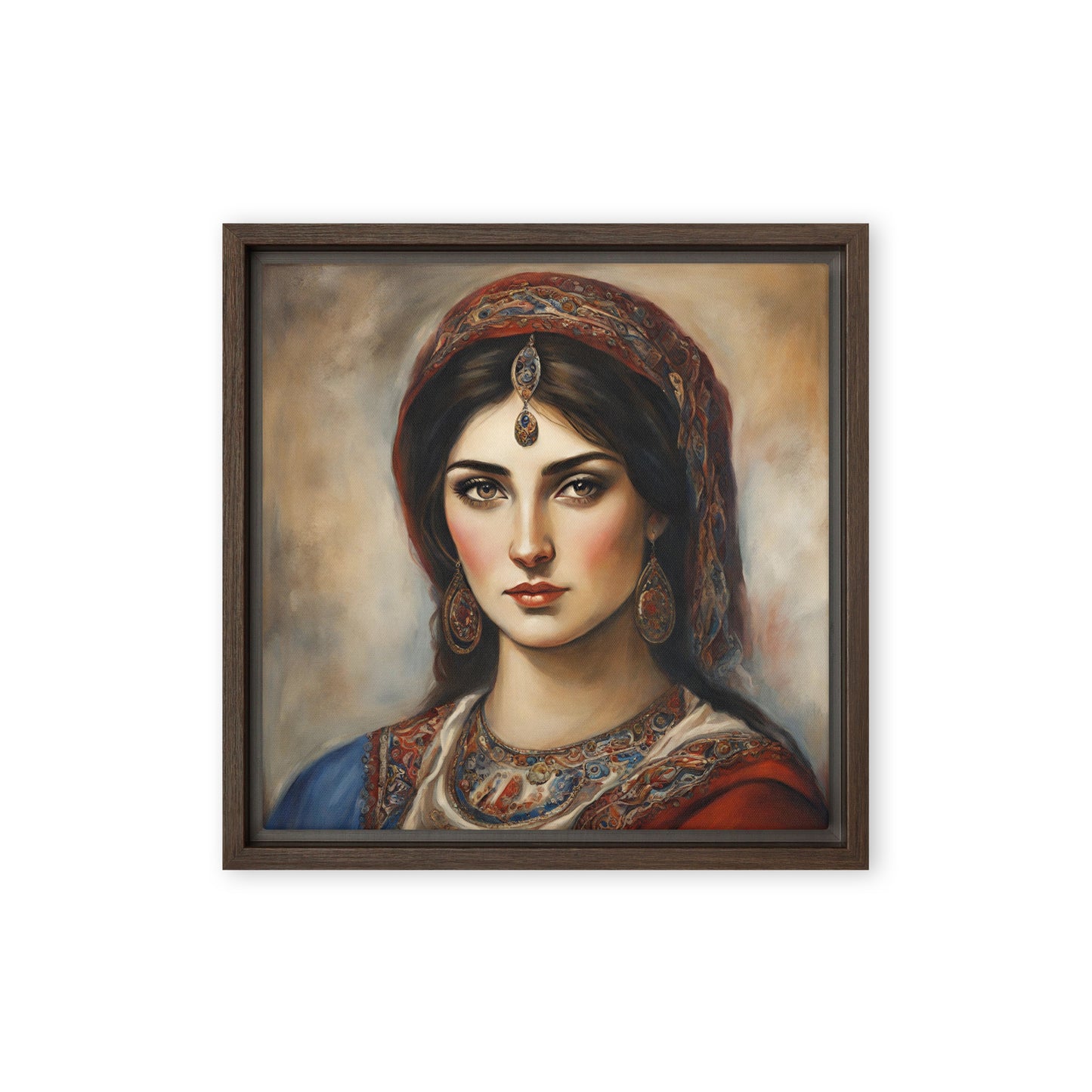 Jane Doe 55 12″×12″ Framed Canvas