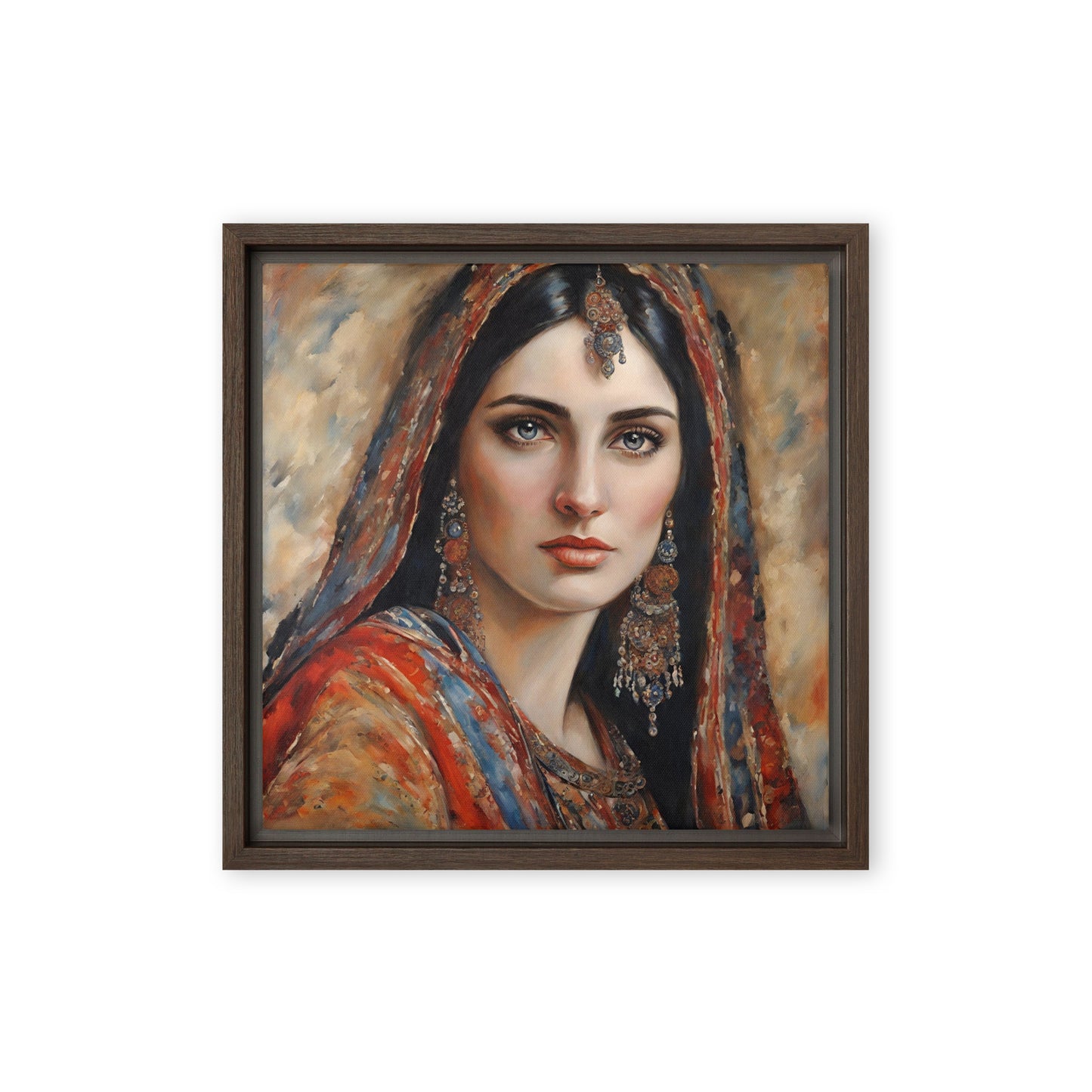 Jane Doe 56 12″×12″ Framed Canvas