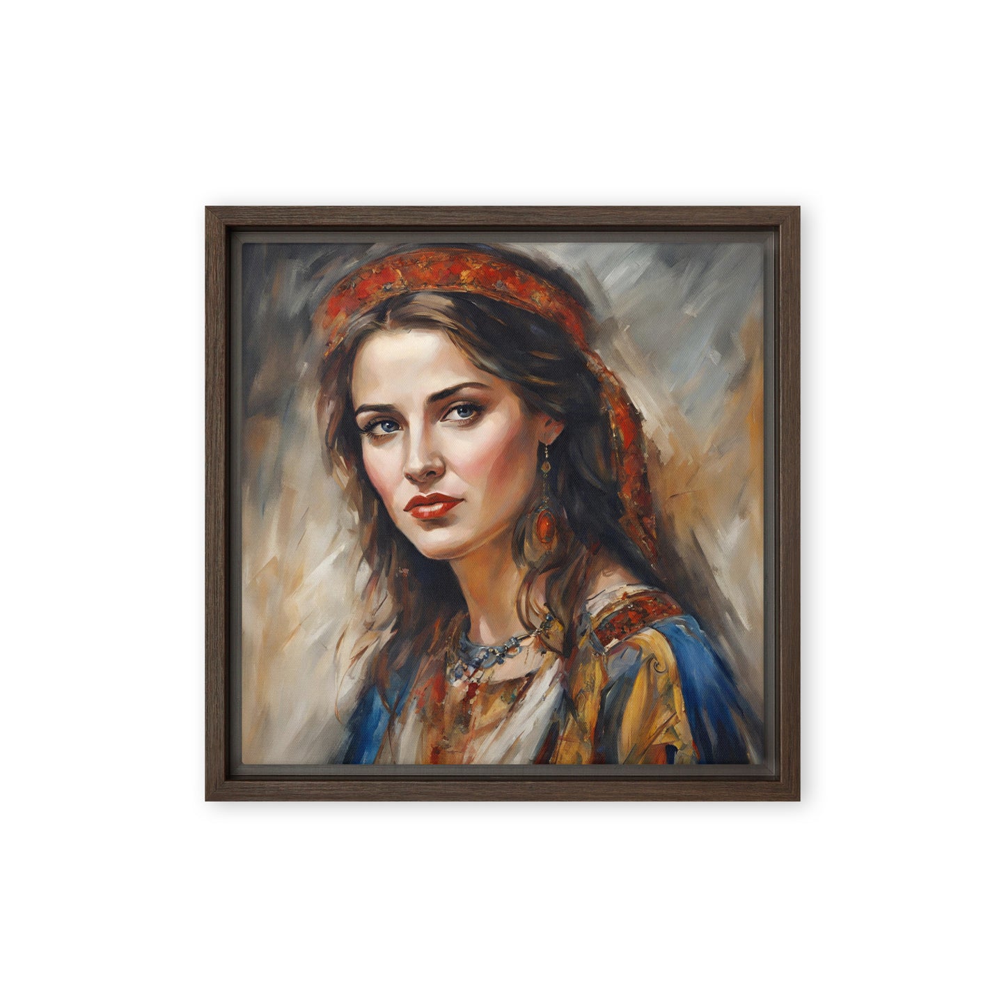 Jane Doe 61 12″×12″ Framed Canvas