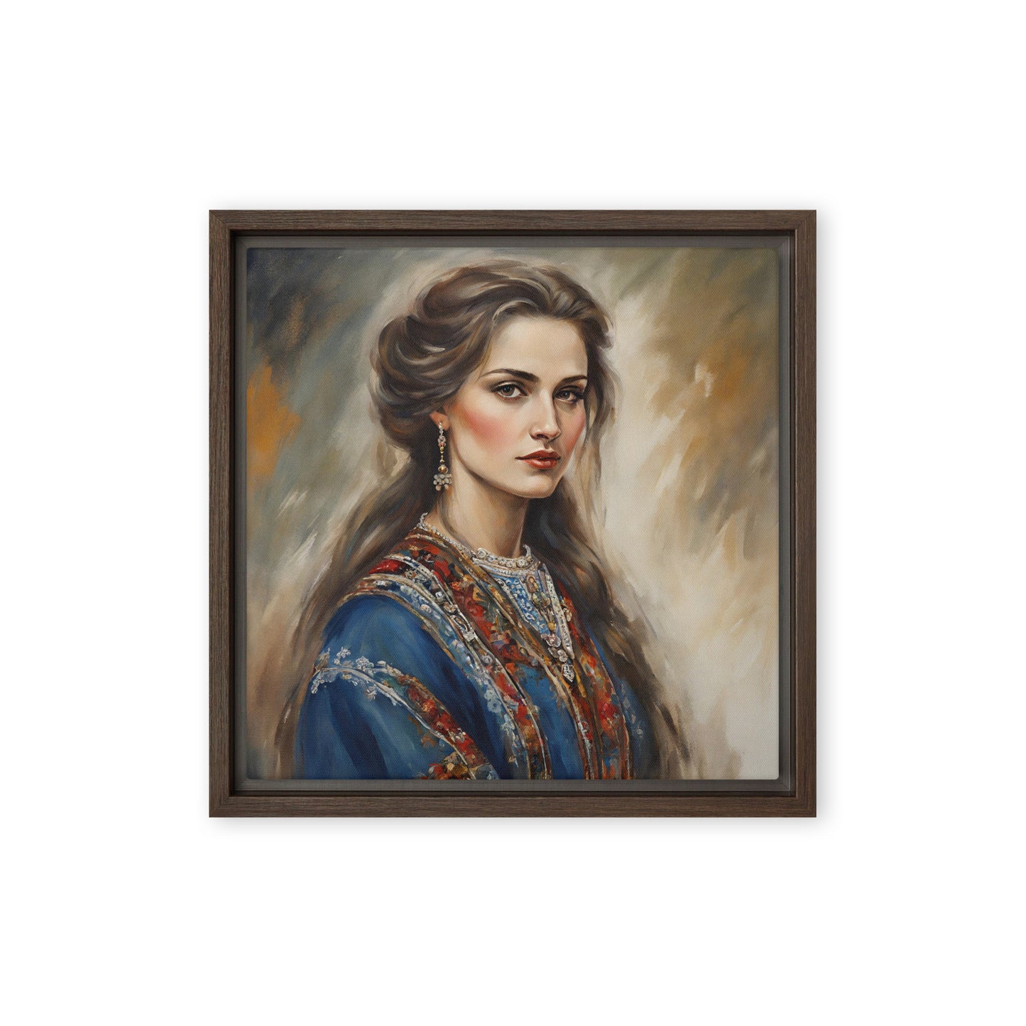 Jane Doe 63 12″×12″ Framed Canvas
