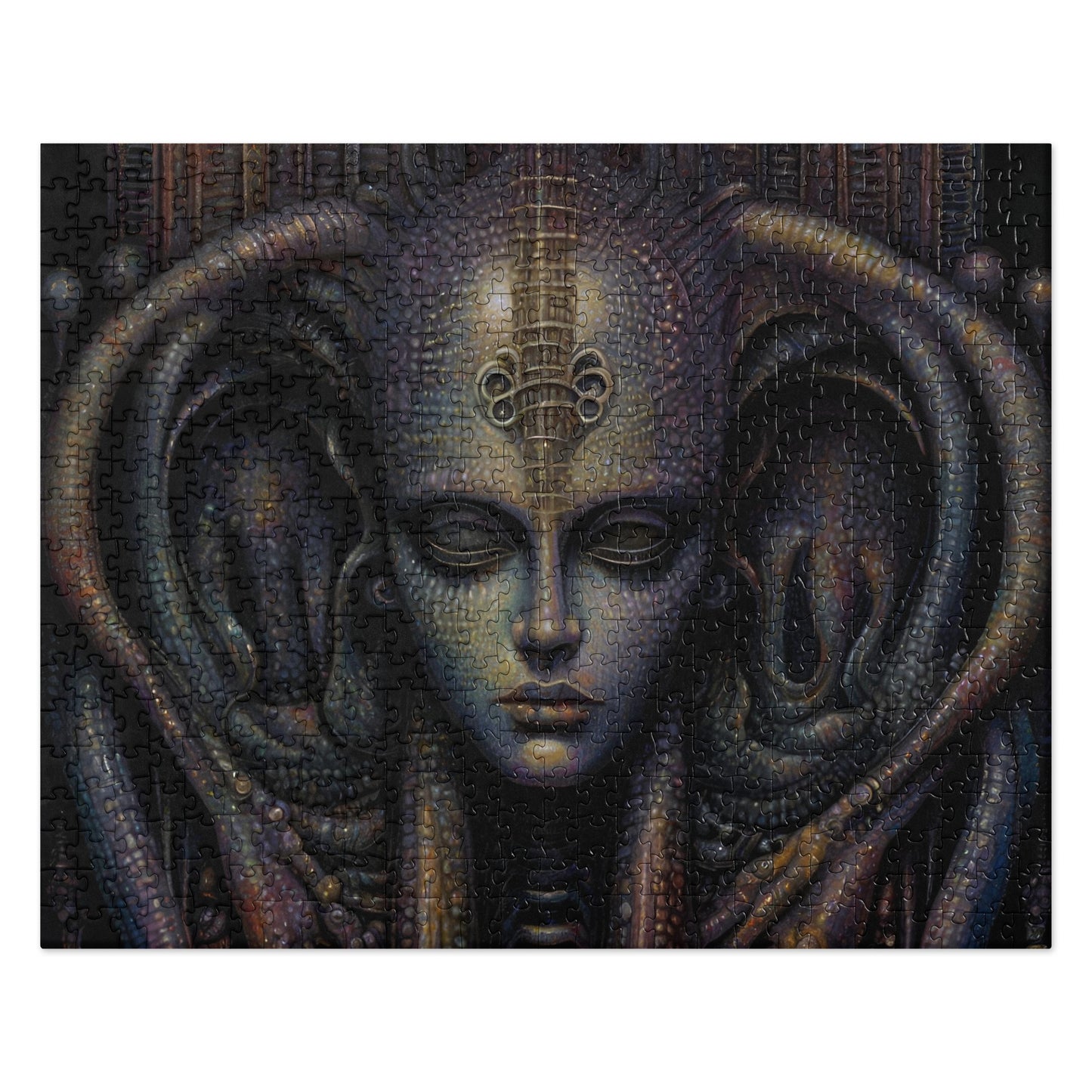 "Reptiloidal V" Jigsaw Puzzle