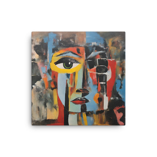 "I Forgot How To Paint" 16″×16″ Canvas