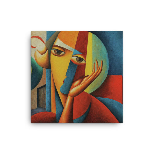"Oh, Hi There!" 16″×16″ Canvas