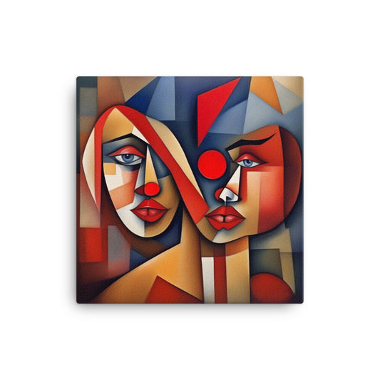 "Red Nose Day" 16″×16″ Canvas