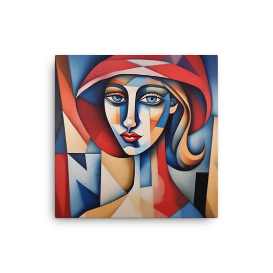 "Rad Hat Day" 16″×16″ Canvas