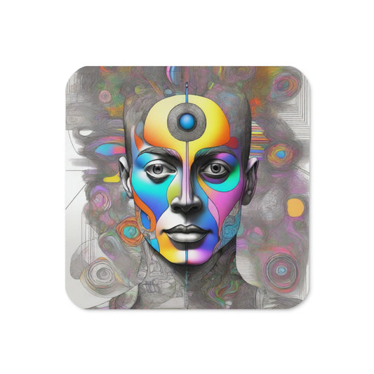 "Mind Expansion" Cork-Back Coaster
