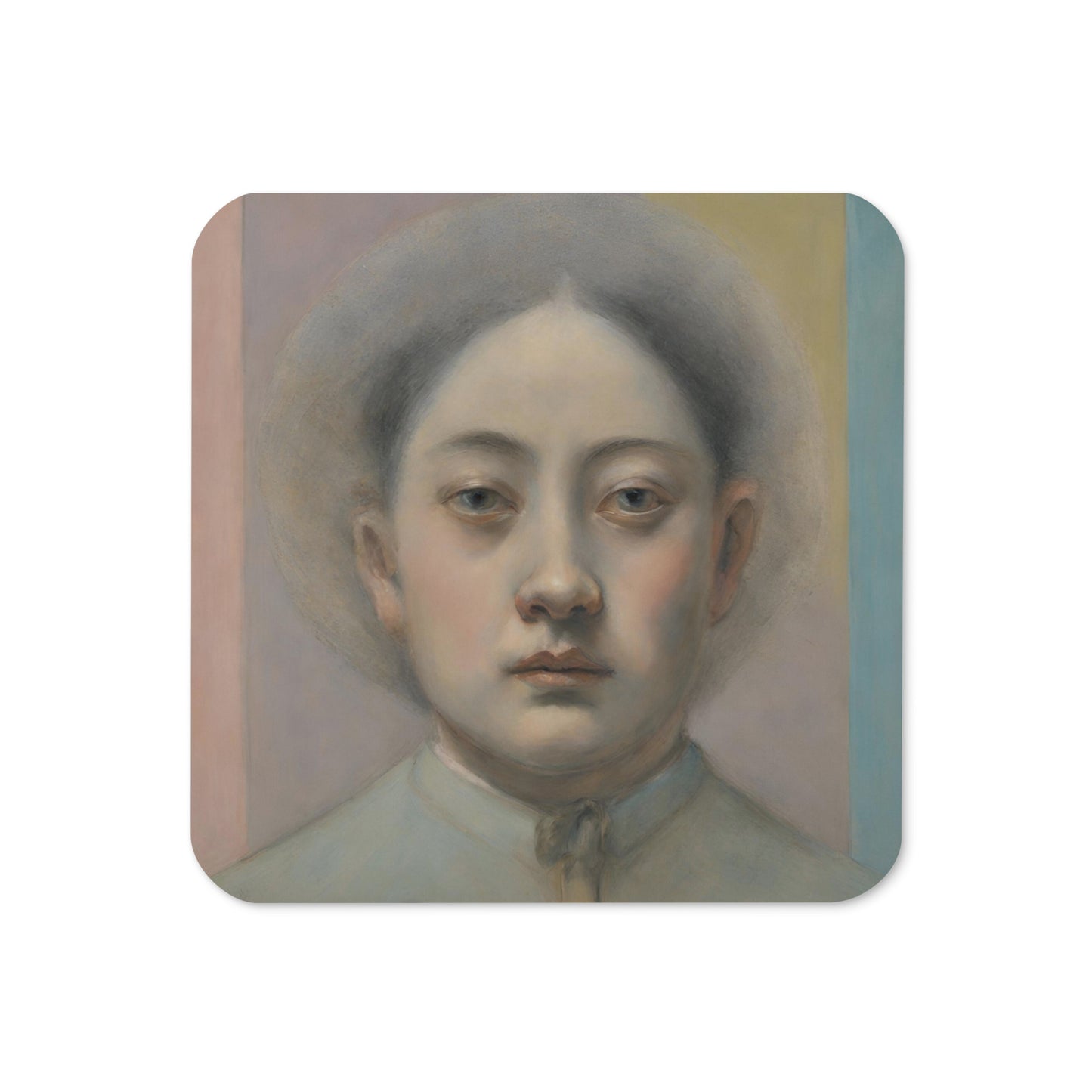 "Mr. Pastel" Cork-Back Coaster