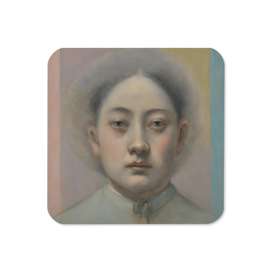 "Mr. Pastel" Cork-Back Coaster