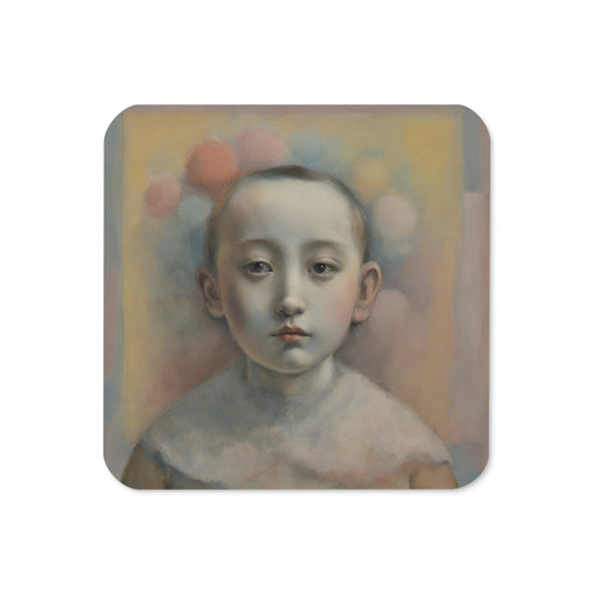"Jr. Pastel" Cork-Back Coaster