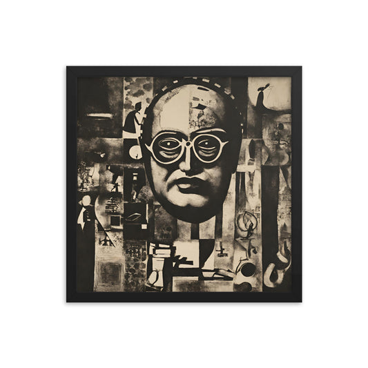 "Never Mined" 16″×16″ Framed Poster