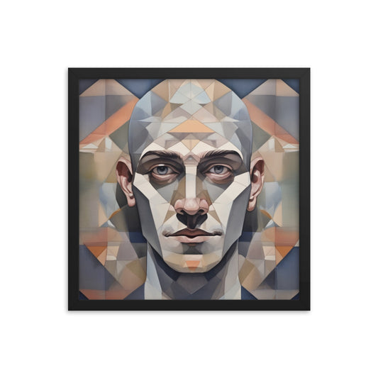 "Prism Prison I" 16″×16″ Framed Poster