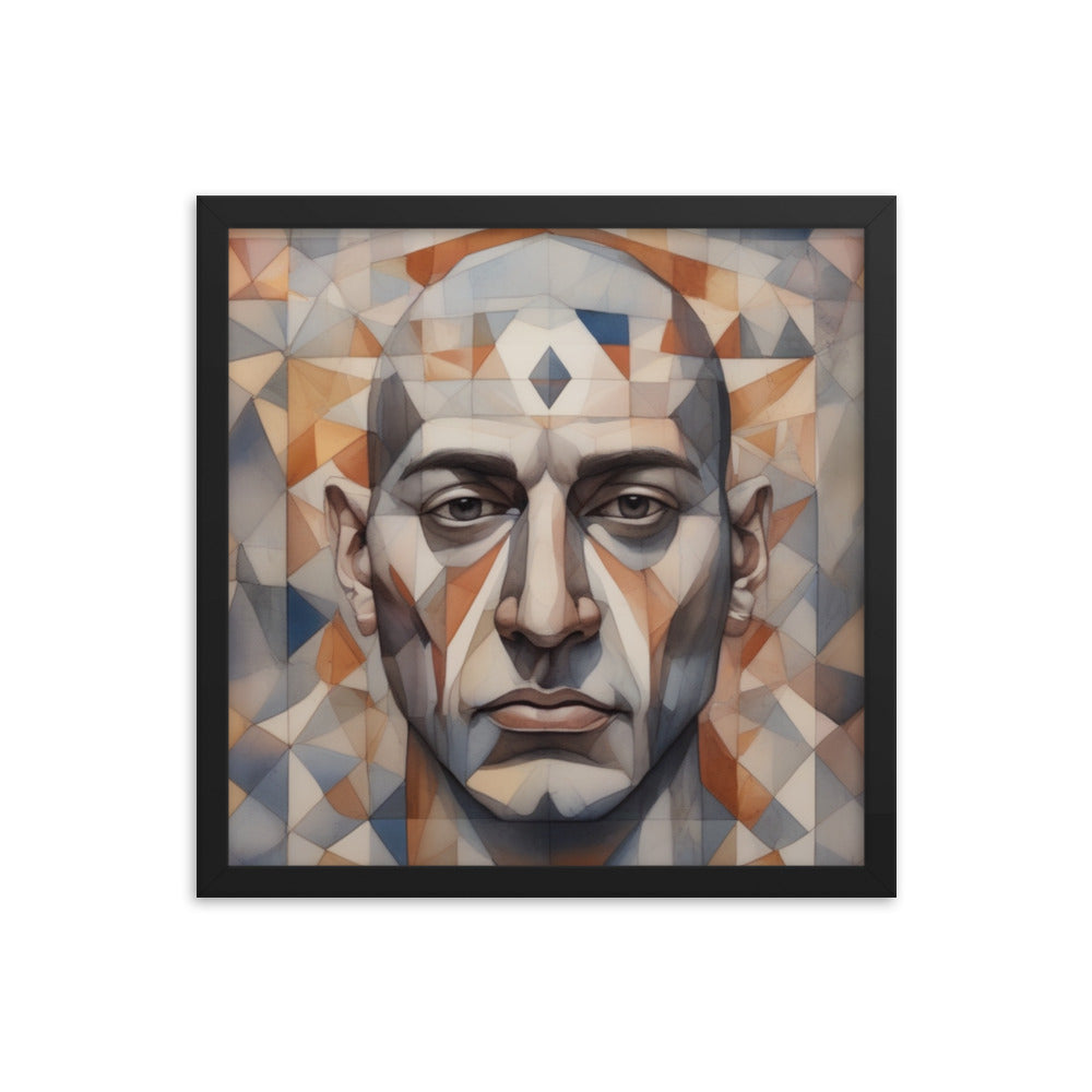 "Prism Prison II" 16″×16″ Framed Poster
