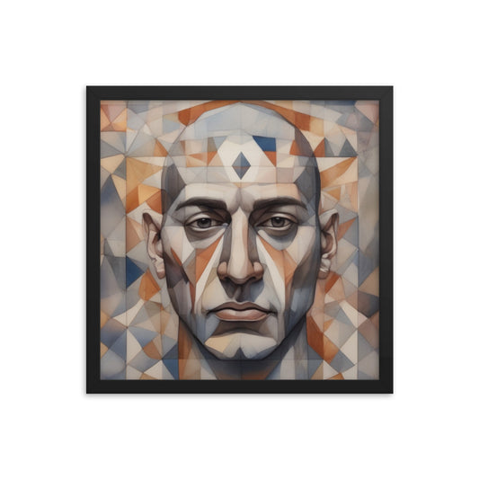"Prism Prison II" 16″×16″ Framed Poster