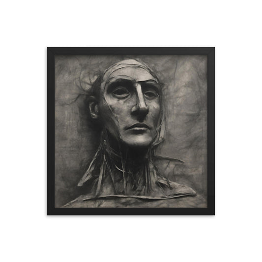 "Whip Van Wrinkle I" 16″×16″ Framed Poster
