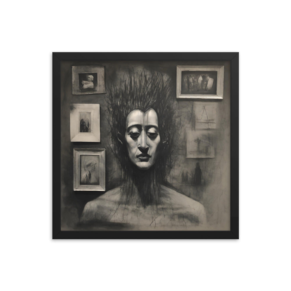 "Whip Van Wrinkle II" 16″×16″ Framed Poster