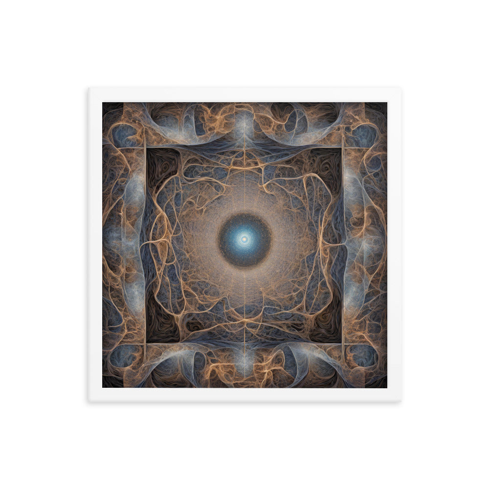 "Celestial Super Soup I" 16″×16″ Framed Poster