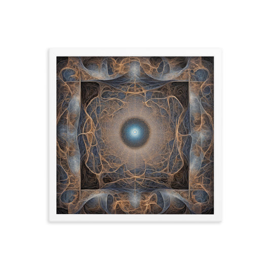 "Celestial Super Soup I" 16″×16″ Framed Poster