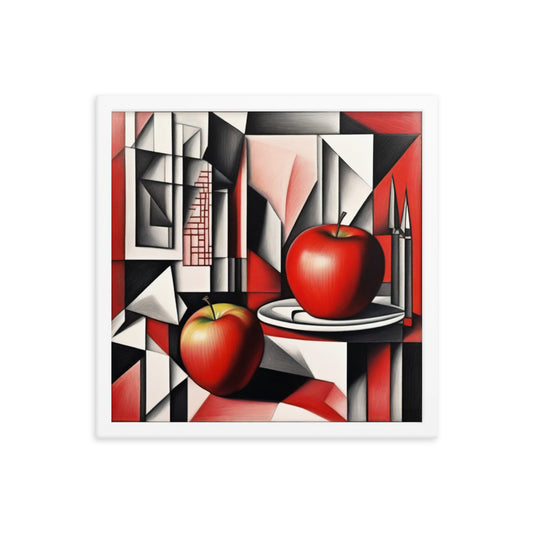 "How 'Bout Them Apples I" 16″×16″ Framed Poster