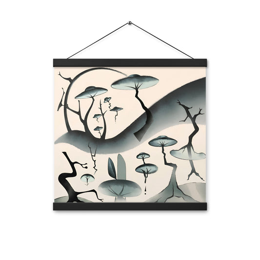 "Otherland I" 16″×16″ Poster With Hangers