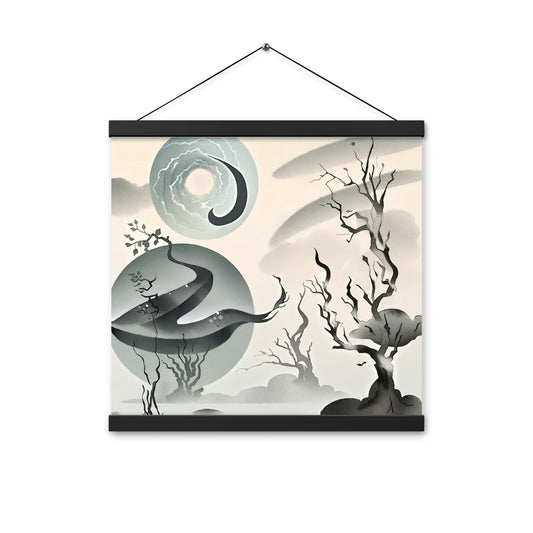 "Otherland III" 16″×16″ Poster With Hangers