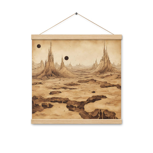 "Otherworld I" 16″×16″ Poster With Hangers