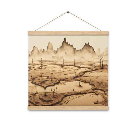 "Otherworld II" 16″×16″ Poster With Hangers