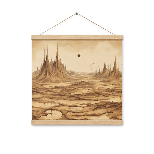 "Otherworld III" 16″×16″ Poster With Hangers