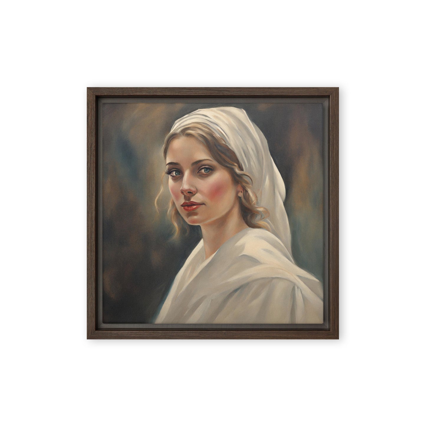 Jane Doe 02 12″×12″ Framed Canvas