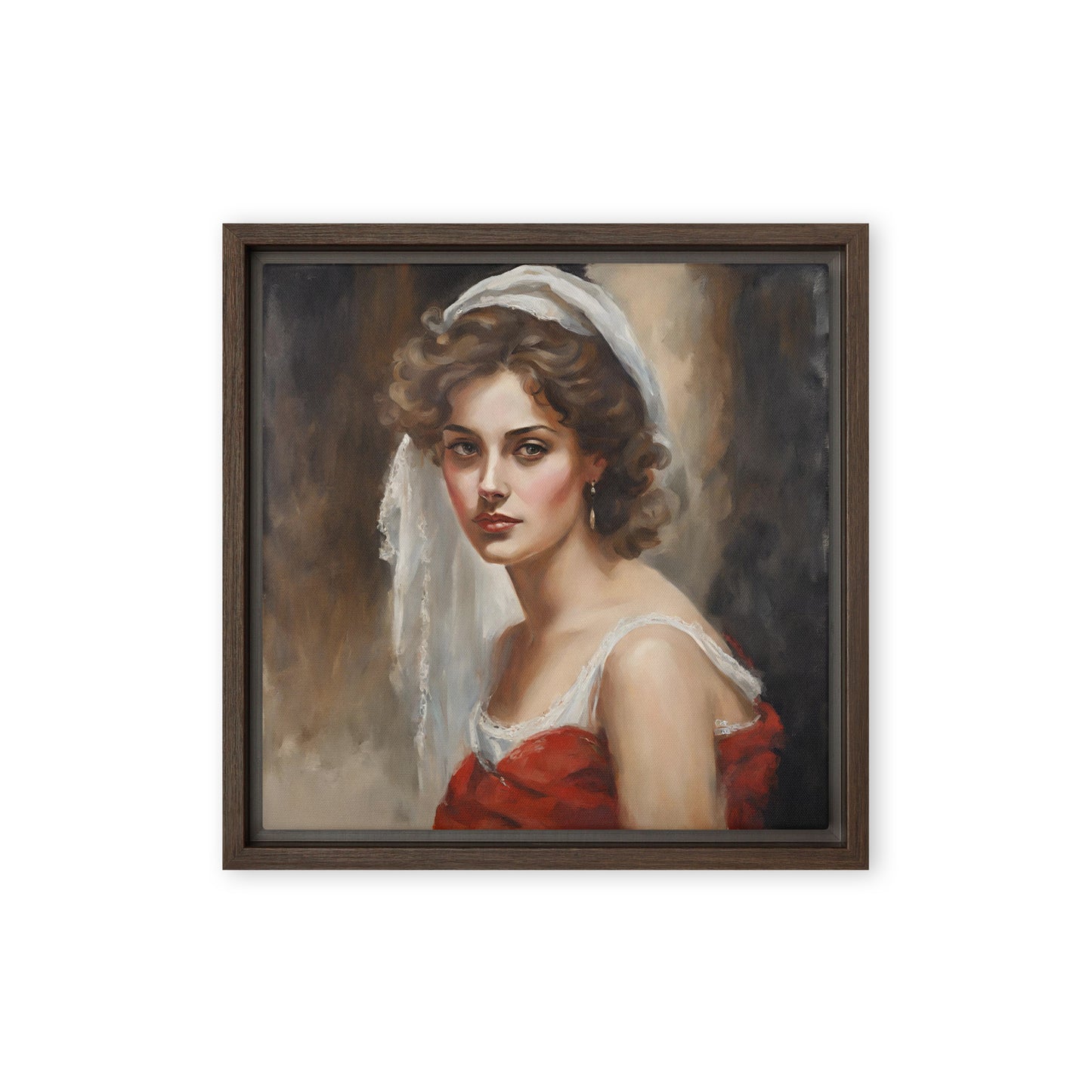 Jane Doe 06 12″×12″ Framed Canvas