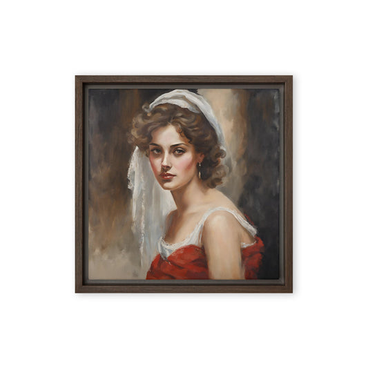 Jane Doe 06 12″×12″ Framed Canvas