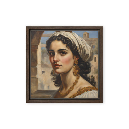 Jane Doe 07 12″×12″ Framed Canvas