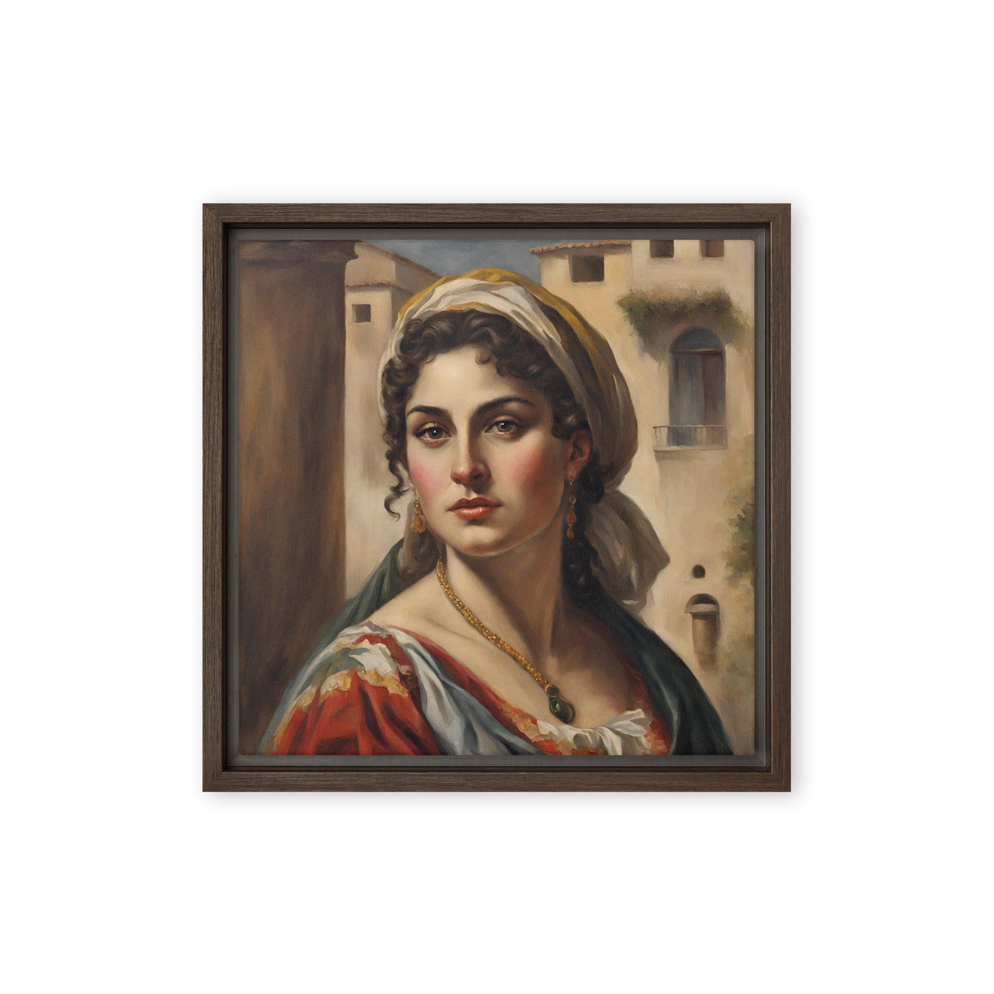 Jane Doe 08 12″×12″ Framed Canvas
