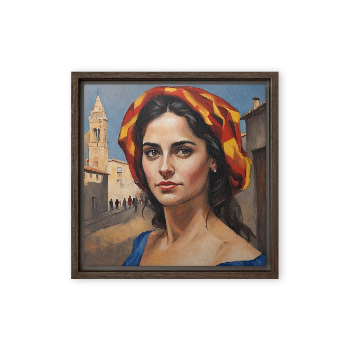 Jane Doe 11 12″×12″ Framed Canvas