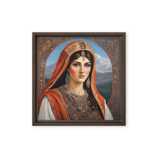 Jane Doe 15 12″×12″ Framed Canvas