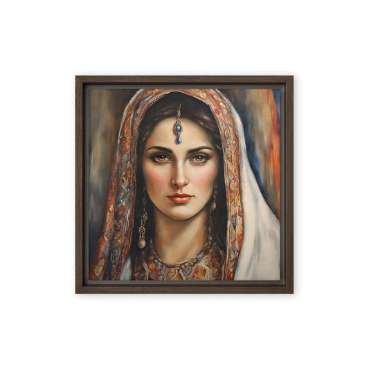 Jane Doe 20 12″×12″ Framed Canvas