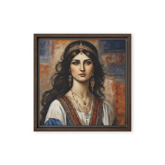 Jane Doe 24 12″×12″ Framed Canvas