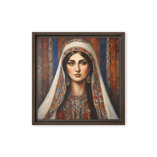 Jane Doe 26 12″×12″ Framed Canvas
