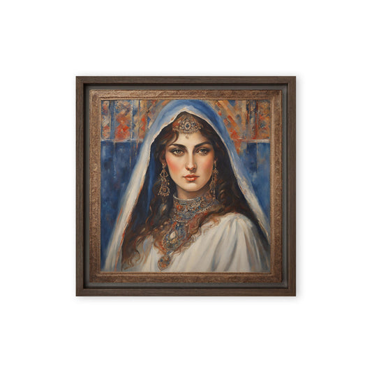 Jane Doe 28 12″×12″ Framed Canvas