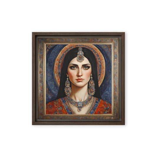 Jane Doe 30 12″×12″ Framed Canvas